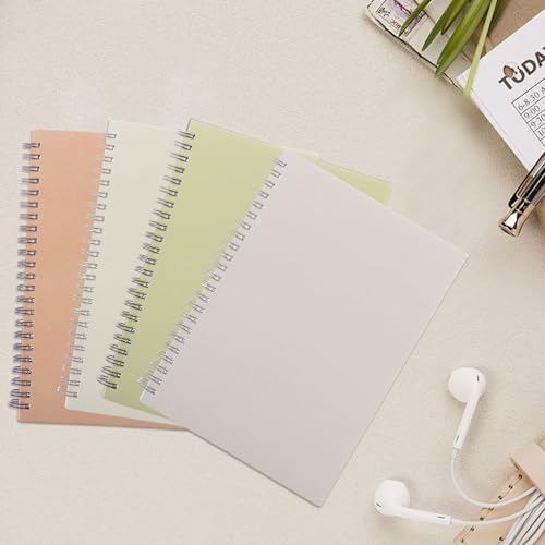 MIVIDE 24 Pack A5 Spiral Notebook, 8.3 x 5.7 Inch, 12 Color, 60 Pages Hardcover Spiral Lined Notebook Journal, Lined Travel Bulk Writing Paper Notebook for School Business Office Supplies