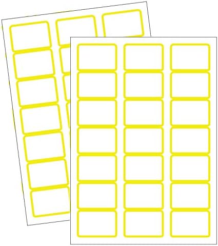 Clothing Labels, Name Labels, Washer and Dryer Safe, No-Iron, Labels for Daycare, Washable, Write-On, Made in the USA, Highlighter Design, Set of 1