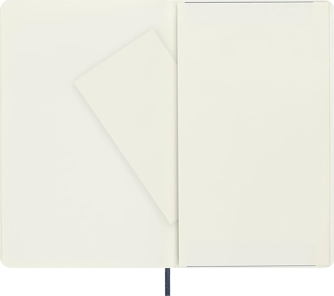 Moleskine Classic Notebook, Soft Cover, Large (5" x 8.25") Dotted, Sapphire Blue, 240 Pages