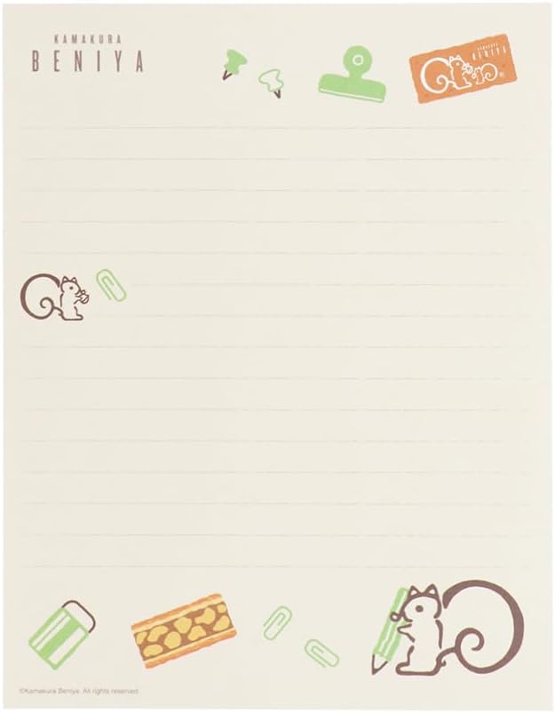 Sunstar Stationery Kurumikko Letter Set, B Pattern S8907749