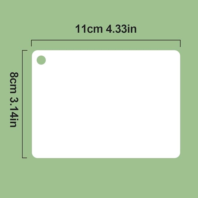 Lachilly 20Pcs Dry Erase Index Cards – Laminated Cards for Versatile Use, Reusable Blank Cards for Home, Work, and School - Cardstock 3.1“ x 4.3“ with Convenient Hole Punch and Storage Ring