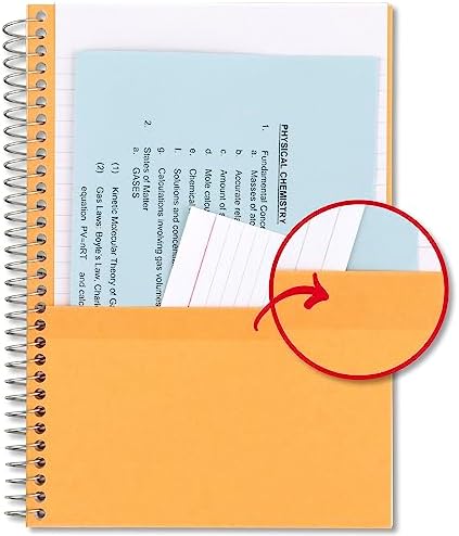 Five Star Spiral Notebook, 2 Subject, College Ruled Paper, 6" x 9-1/2", 80 Sheets, Fights Ink Bleed, Water Resistant Cover, Black (840029AA2-ECM), (Pack of 12)