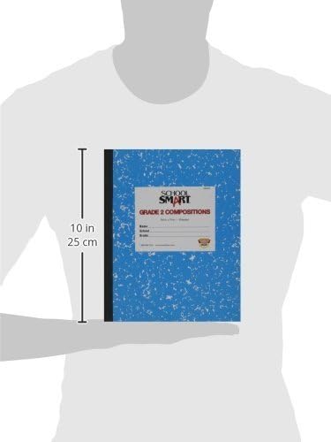 School Smart Skip-A-Line Ruled Composition Book, Grade 2, Blue, 100 Pages - 085301