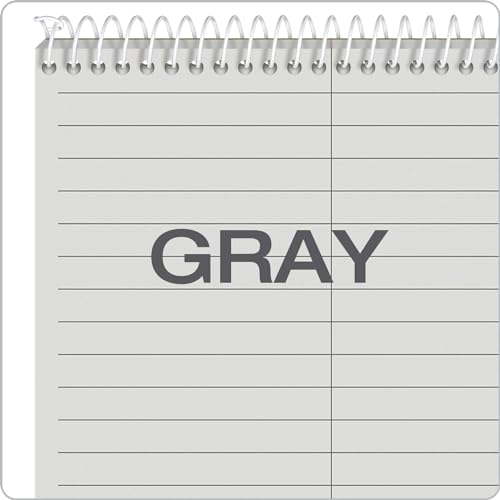 Tops Prism Steno Books, 6" x 9", Gregg Rule, Gray Paper, 80 Sheets, Perforated, (80274) | (Pack of 24)