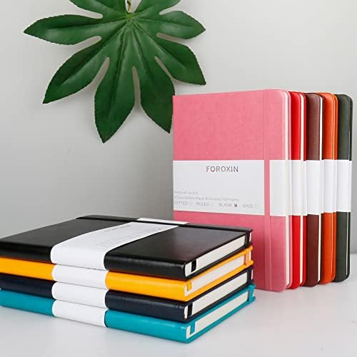 Blank Journal Notebook, (Pink), 160 Pages, Medium 8.3x5.7 inches - 100 gsm Thick Paper, Hardcover
