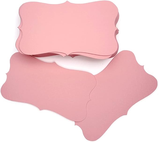PPAPPAPPIYO Color Index Cards 3.5 x 2, 180gsm Thick Cardstock, Blank Colored Flash Cards for Study, Notes, Business Cards & Labels, Small Notecards 100 Pack (PINK)