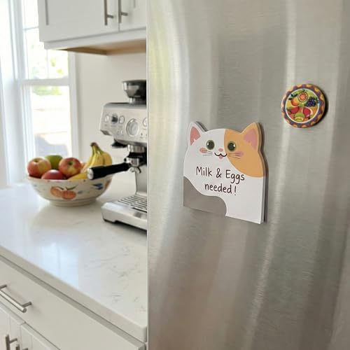 Cute Sticky Notes 6 Pack – 270 Sheets Mini Self Adhesive Memo Pads, Kawaii Cartoon Sticky Notes for Planner, School Supplies, Office Desk, Bookmark Tabs, Bear Cat Rabbit Pig Dog Penguin Shape