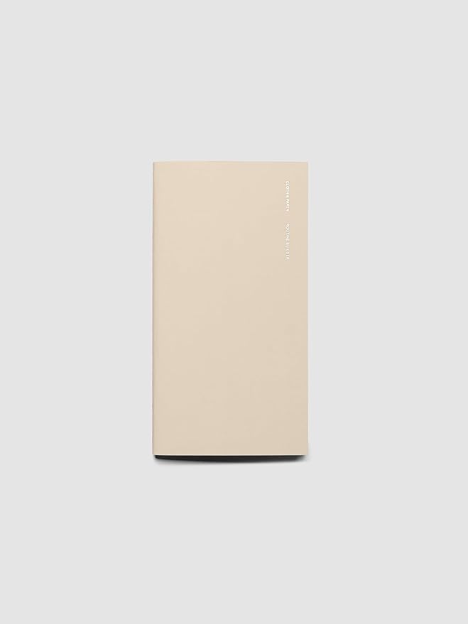 Cloth & Paper Travel Notebook | Routine Builder Planner – Beignet | Pocket Plus Habit Tracker Notebook 3.2" x 6" | Routine Planner for Habit Tracking, Goals & Daily Productivity – Soft Touch Cover