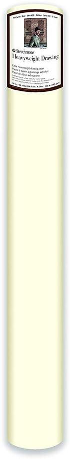 Strathmore 401-42 400 Series Drawing Roll, 100 Pound Medium Surface, 42"x10 Yards