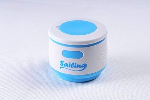 Sailing. Collapsible Portable Reusable Silicone 12 fl oz Drinking/Coffee Cup/Mug. 100% high quality food grade silicone. BPA Free (Blue)
