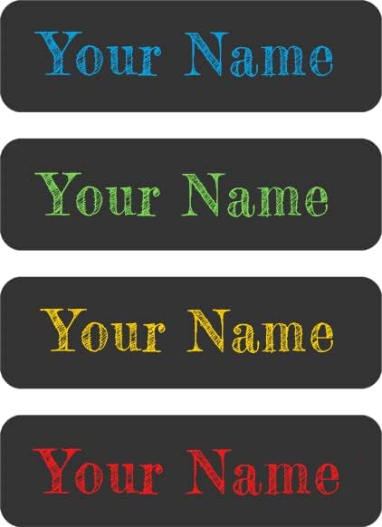 Custom Waterproof Dishwasher Safe Kid Name Labels for Daycare(128 Pack), Camp, School Supply, Baby Bottles, Lunch Boxes and Cups, Travel. Cute Personalized Design Name Stickers (Pattern 18)