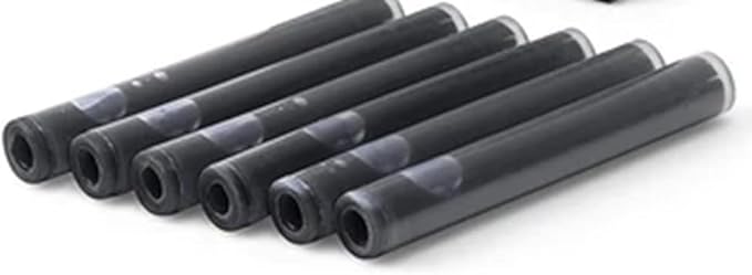 Sheaffer Skrip Fountain Pen Classic Ink Cartridge, Black, 6 Count (Bulk Pack)