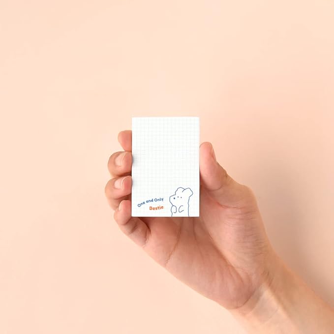 Monolike Grid Olly Molly, Drawing Sticky-it - 6p Set Self-Adhesive Memo Pad 50 Sheets