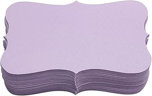 PPAPPAPPIYO Color Index Cards 3.5 x 2, 180gsm Thick Cardstock, Blank Colored Flash Cards for Study, Notes, Business Cards & Labels, Small Notecards 100 Pack (Lavender)