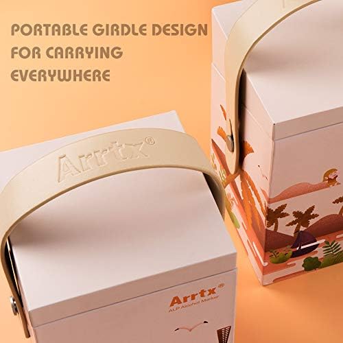 Arrtx 36 Colors Skin Tone Markers, ALP Dual Tips Alcohol Marker Pen Perfect for Coloring, Portrait Design, Comic, Anime, Illustration, Card Marking Christmas Gifts