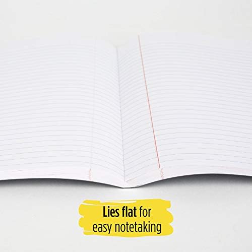 Five Star Composition Notebook, College Ruled Comp Book, Writing Journal, Lined Paper, Home School Supplies for College Students & K-12, 100 Sheets, 9-1/2" x 7-1/2", Blue (72263)