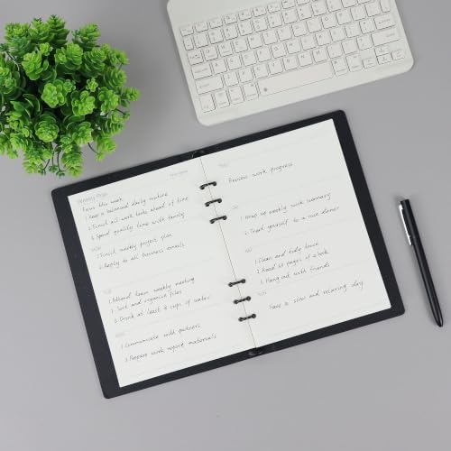 MultiBey 120GSM Weekly & Monthly A5 Planner Refills, 160 Sheets/320 Pages