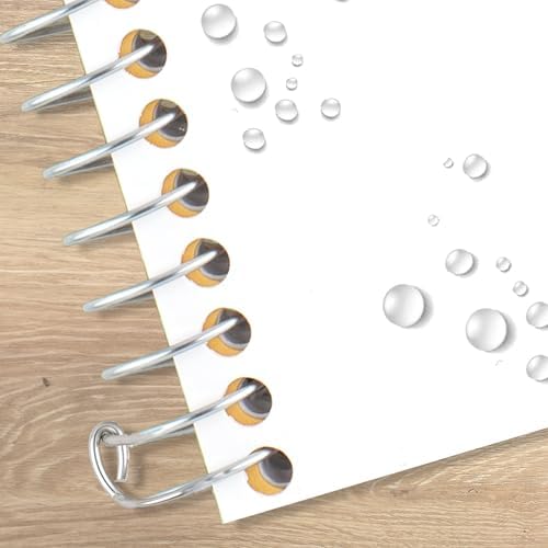 Five Star Spiral Notebook, 2 Subject, College Ruled Paper, 6" x 9-1/2", 80 Sheets, Fights Ink Bleed, Water Resistant Cover, White (840029E)