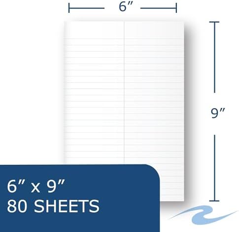 ROARING SPRING Spiral Steno Pads, Case of 72, 6"x9", Gregg Ruled, 80 Sheets