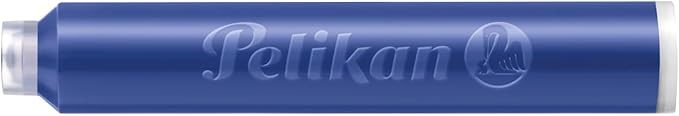Pelikan 4001 TP/6 Ink Cartridges for Fountain Pens, Royal Blue, 0.8ml, 6 Pack (301176)
