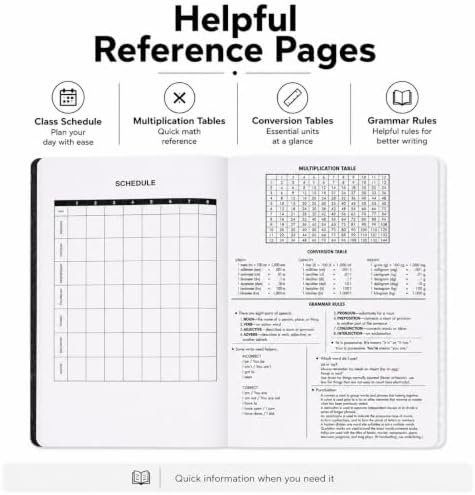Composition Notebook, Wide Ruled, 100 Sheets, 9.75" x 7.5", Black Marble, Writing Journal for Students, Durable Cover, K-12 & College School Supplies, Black Theme (Pack of 1)
