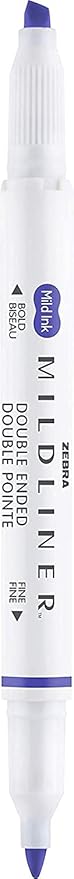 Zebra Pen Mildliner Double-Ended Highlighter Set, Broad and Fine Point Tips, Ideal for Bible Highlighting, No Bleed, 30 Pastel and Neutral ink Colors, Pack of 30