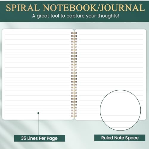 Spiral Notebook/Journal - Notebook, 8.5" x 11", Notebooks Journal for Work