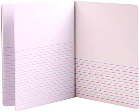Mintra Primary Composition Notebook, 24 units 6-4 Pack, Blue Cover, 80 Sheets, 7.5in x 9.75in, 1/2 Sheet, Ruled with Drawing Area, Flexible Hardcover Journal, Grades K-2, School & Home Use