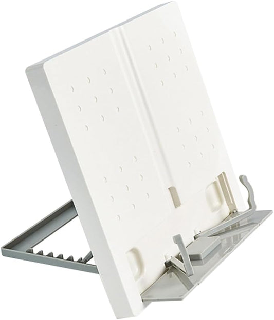 jojofuny Reading Rack Book Stand Adjustable Tilt Portable Music Score Holder Book Support Household Reading Stand