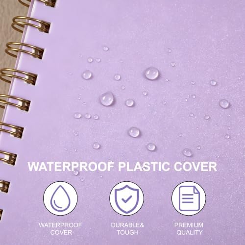 Yoment Graph Paper Spiral Notebook, 2 Pack, 160 Pages per Pack