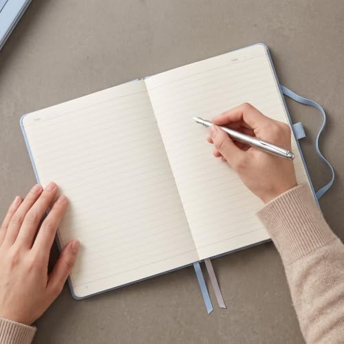 AHGXG Lined Journal Notebook, 160 Numbered Pages, A5 Size (5.7'' x 8.3'')