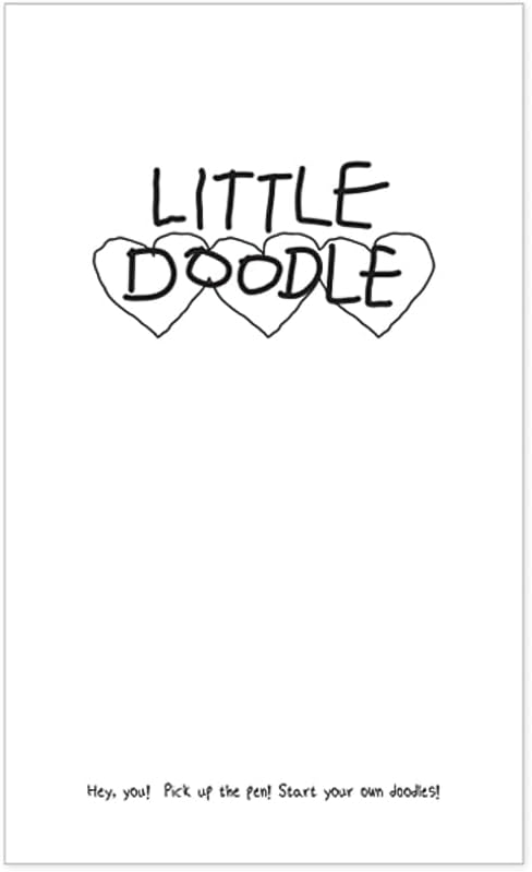 Monolike Little Doodle PVC Handy Notebook, Triple Heart - Exposed Binding, PVC cover, Academic, Journal, Diary, 160pages