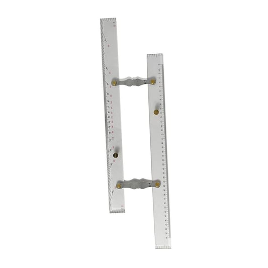 Marine Navigation Parallel Ruler 450mm High Accuracy Transparent Boat Drawing Tool with Clear Scale