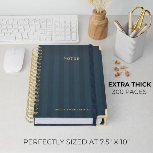 Aesthetic Thick Spiral Notebook With Tabs - Journal For Women Size B5