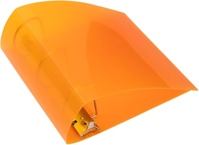 JAM PAPER Plastic 4 inch Binder - Orange 3 Ring Binder - Sold Individually