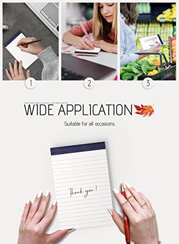 6 Pack Small Note Pads 4x6 Mini Notepads 4x6 Lined Writing Pads of Paper