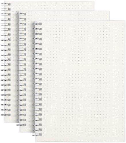 AHGXG Dotted Journal Spiral Notebook, 480 Pages, A5 (5.7"x 8.3")