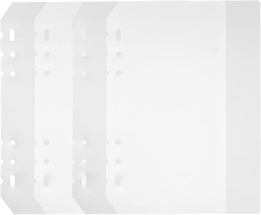 Zelten Refills/Loose Leaves for A5 Cover Ring Binder/Personal Organizer/Planner(A5 6 Holes, Divider 4 PCS)