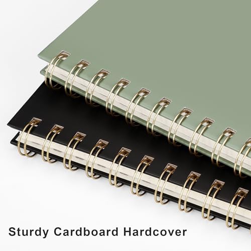 RETTACY Lined Journal Notebook, 140 Numbered Pages, A5 Size (5.7'' x 8.3'')