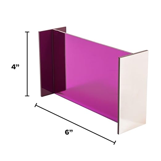 LEARNING ADVANTAGE - 7706 Reflective GeoMirror - Create Expert Drawings With This Easy Tracing Gadget - Mira-Style Geometry Tool - Trace Images and Shapes - Observe Reflections,