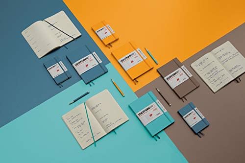 LEUCHTTURM1917 - Notebook Hardcover Medium A5-251 Numbered Pages for Writing and Journaling (Rising Sun, Dotted)