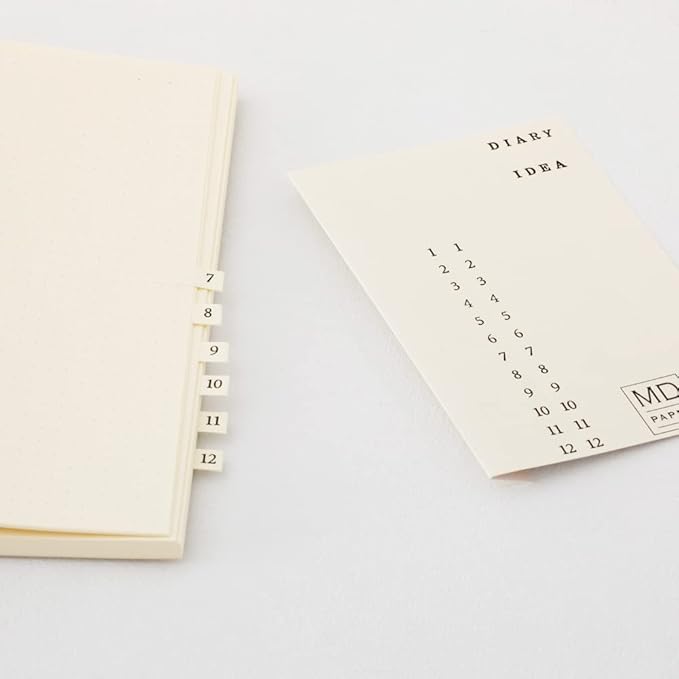 DESIGNPHIL 15310006 Midori Notebook, MD Notebook, Journal, A5, Dot Square A
