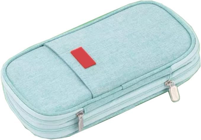 Arnuixty Large Storage Pencil Case Pen Bag with Zipper Big Capacity Pouch Organizer for Office Travel Holder Box
