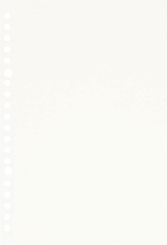 Zelten Loose Leaf Punched Paper Refills Paper for Personal Organizer Diary Notebook Refillable Planner (Sketch, A5/20 Hole)