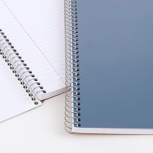 Five Star Spiral Notebook + Study App,1 Subject,Recycled College Ruled Paper,8-1/2" x 11",100 Sheets,Fights Ink Bleed,Includes 3 Colors + 1 Randomly Selected Color (820046-ECM24),4 Count (Pack of 4)