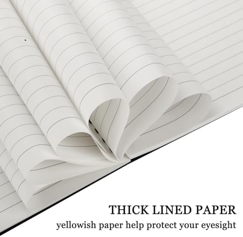 MIVIDE 24 Pack Black A5 Spiral Notebook, 8.2 x 5.7 Inch 60 Pages Hardcover Spiral Lined Notebook Journal, Lined Travel Bulk Writing Paper Notebook for School Business Office Supplies