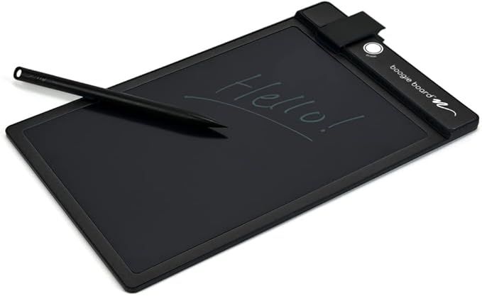 Boogie Board Basics Reusable Writing Pad - Digital Drawing Tablet, LCD Writing Pad with Instant Erase, Includes Stylus Pen