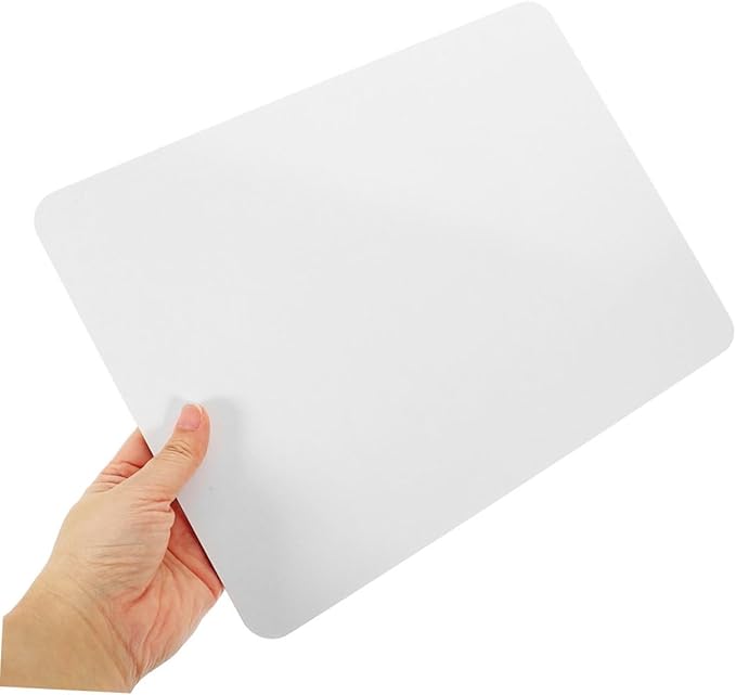 jojofuny 2pcs Portable Double Sided Dry Erase Lapboards Lightweight Interactive Whiteboards for Students Teachers Classroom Use Safe Rounded Corners