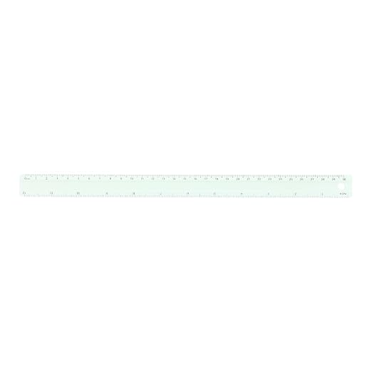HARFINGTON Metal Straight Ruler 12 Inch(30cm) Metric Aluminum Alloy Measuring Rulers Scale Tool with Hole for Measure Study Reading Classroom Office, Light Green
