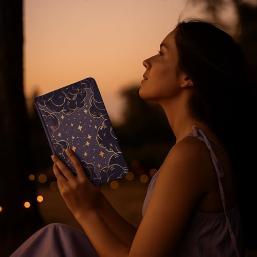 Dot Grid Journal with 160GSM Thick Paper, 192 Pages, A5 Dotted Notebook for Work, School, Travel | 180° Lay Flat, Foil Stamped Cover, Elastic Band, 2 Bookmarks & Inner Pocket (Dark Purple)